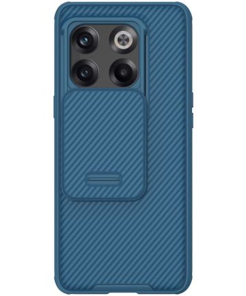 Nillkin CamShield OnePlus 10T Hoesje met Camera Slider Blauw Hoesjes