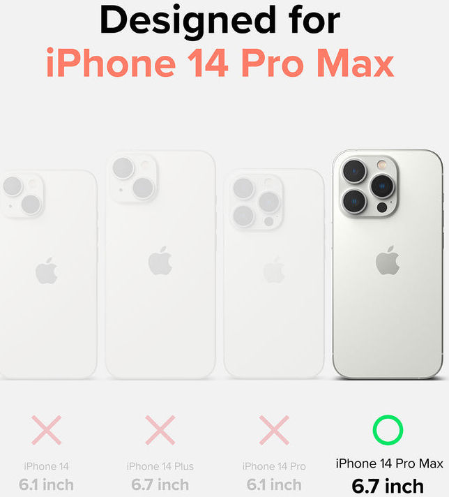 Ringke Fusion Apple iPhone 14 Pro Max Hoesje Back Cover Floral afbeelding 4