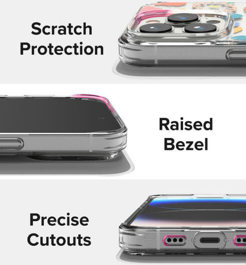 Ringke Fusion Apple iPhone 14 Pro Max Hoesje Back Cover Floral afbeelding 10