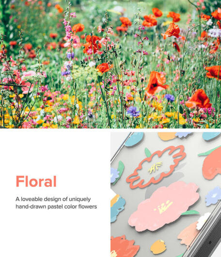 Ringke Fusion Apple iPhone 14 Pro Max Hoesje Back Cover Floral afbeelding 2