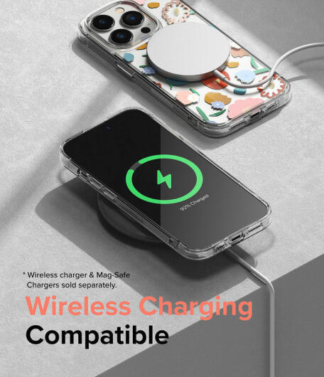 Ringke Fusion Apple iPhone 14 Pro Max Hoesje Back Cover Floral afbeelding 8