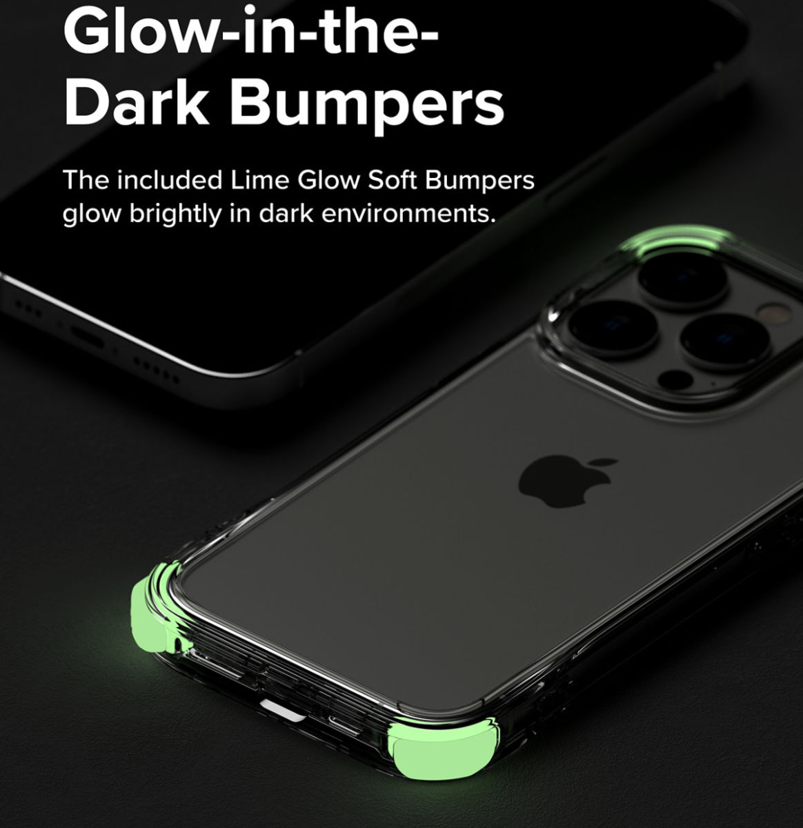 Ringke Fusion+ iPhone 14 Pro Max Hoesje Transparant + Bumper Lime afbeelding 5