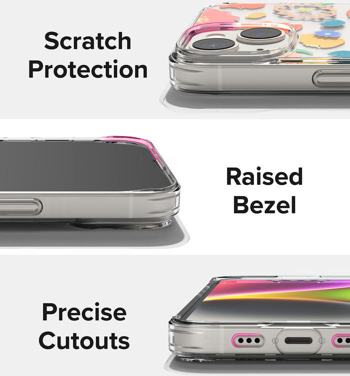 Ringke Fusion Apple iPhone 14 Hoesje Back Cover Dry Flowers afbeelding 10