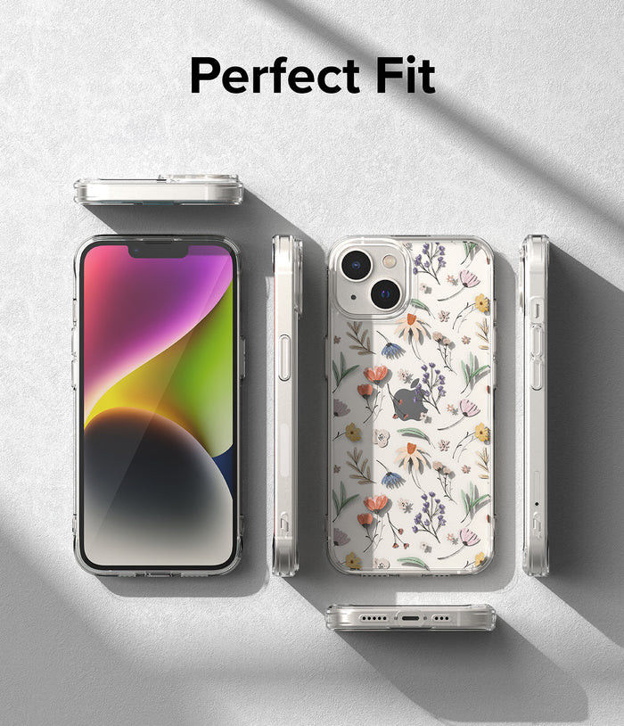 Ringke Fusion Apple iPhone 14 Hoesje Back Cover Dry Flowers afbeelding 3