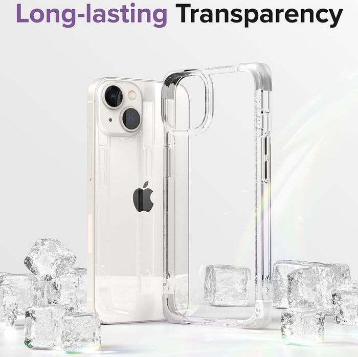 Ringke Fusion Bumper Apple iPhone 14 Hoesje Transparant Paars afbeelding 11