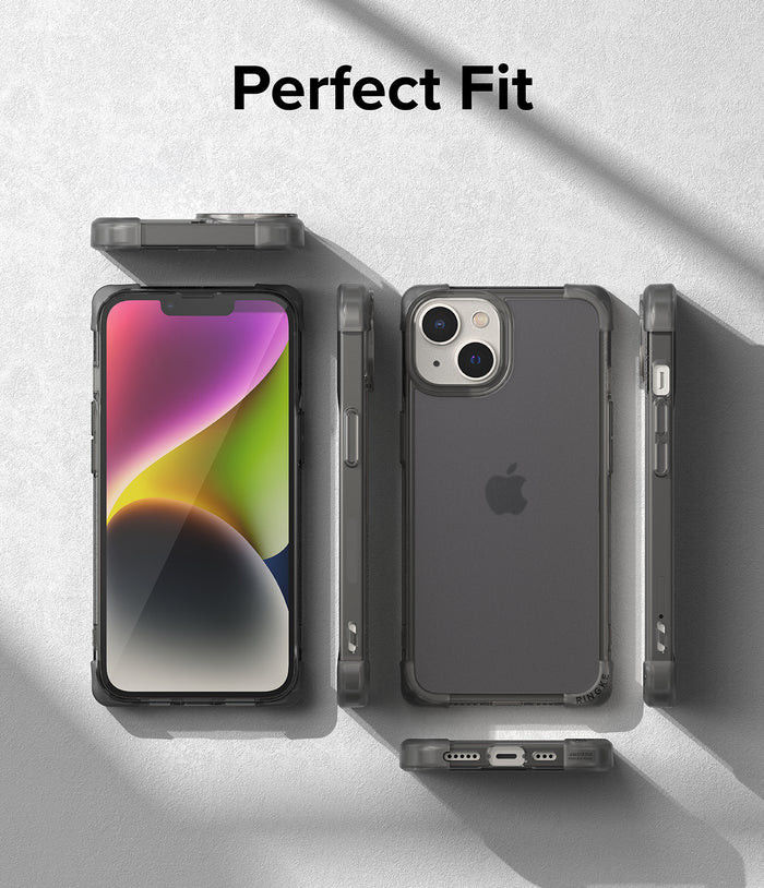 Ringke Fusion Bumper Apple iPhone 14 Hoesje Transparant Zwart afbeelding 5