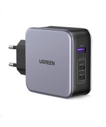 UGREEN 140W PD Snellader GaN Laptop/MacBook + USB-C Kabel 2M Grijs