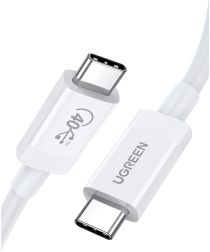 UGREEN 100W USB-C Kabel 8K@60Hz Videokabel Thunderbolt 3 80CM Wit