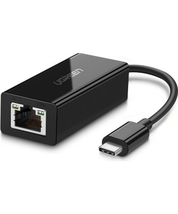 UGREEN USB-C naar Ethernet / Internet Gigabit Adapter 1000Mbps Zwart Kabels