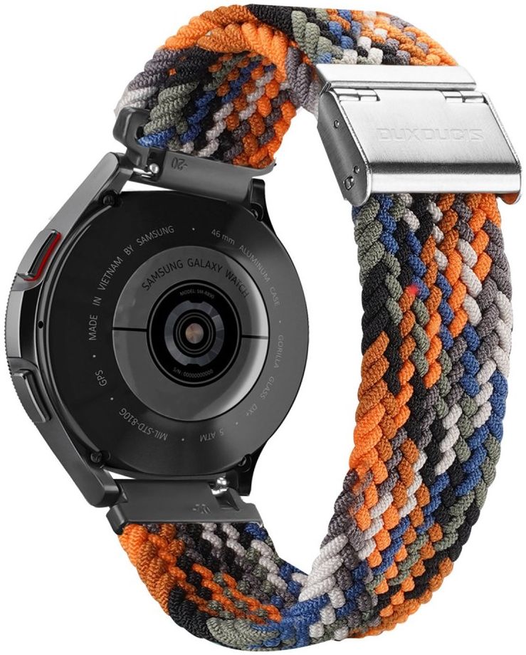 Dux Ducis Mixture II Strap - Universeel Smartwatch Bandje 20MM - Stof - Camo afbeelding 2