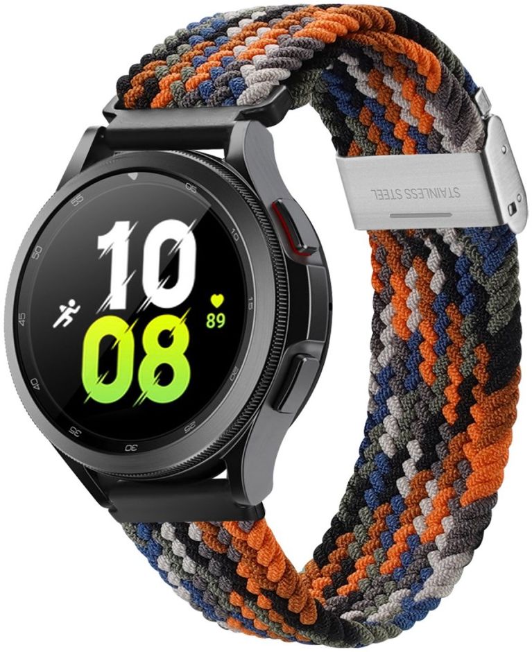 Dux Ducis Mixture II Strap - Universeel Smartwatch Bandje 20MM - Stof - Camo afbeelding 1