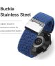 Dux Ducis Mixture II Strap Universeel Smartwatch Bandje 20MM Blauw