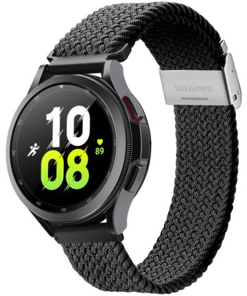 Dux Ducis Mixture II Strap Universeel Smartwatch Bandje 20MM Zwart Bandjes