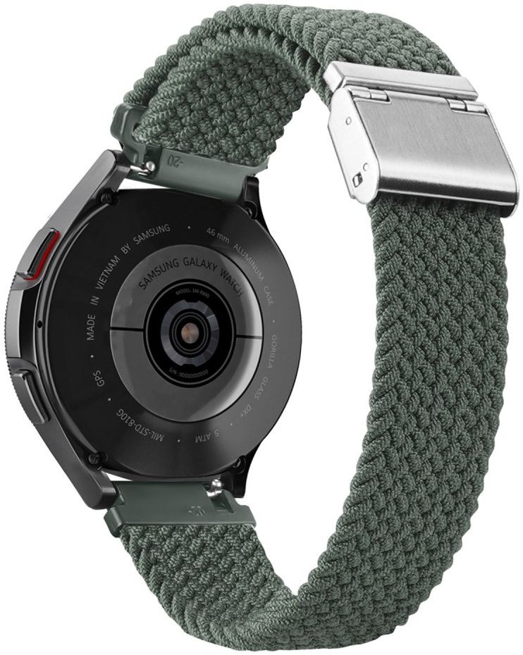 Dux Ducis Mixture II Strap - Universeel Smartwatch Bandje 22MM - Groen afbeelding 2