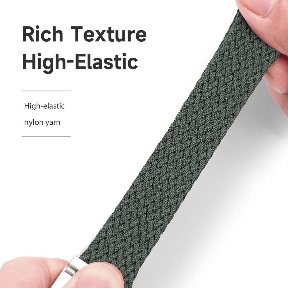 Dux Ducis Mixture II Strap - Universeel Smartwatch Bandje 22MM - Groen afbeelding 7