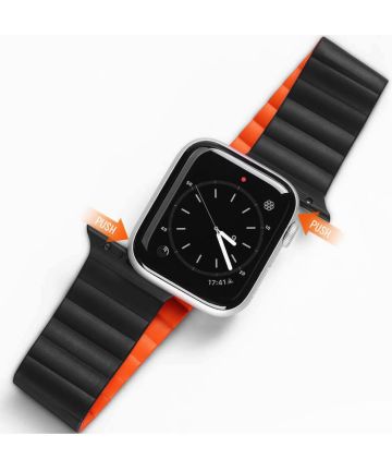 Dux Ducis Apple Watch 1-9/SE/Ultra 49/45/44/42MM Bandje Zwart Bandjes