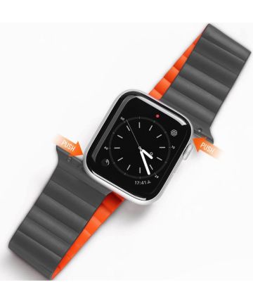 Dux Ducis Apple Watch Bandje - 1-9/SE/Ultra 49MM/45MM/44MM/42MM - Grijs Bandjes