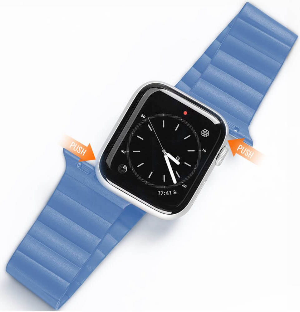 Dux Ducis Apple Watch Band - 1-10/SE/Ultra - 49MM/46MM/45MM/44MM/42MM - Blauw afbeelding 1