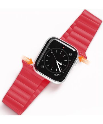 Dux Ducis Apple Watch Bandje - 1-9/SE/Ultra 49MM/45MM/44MM/42MM - Rood Bandjes