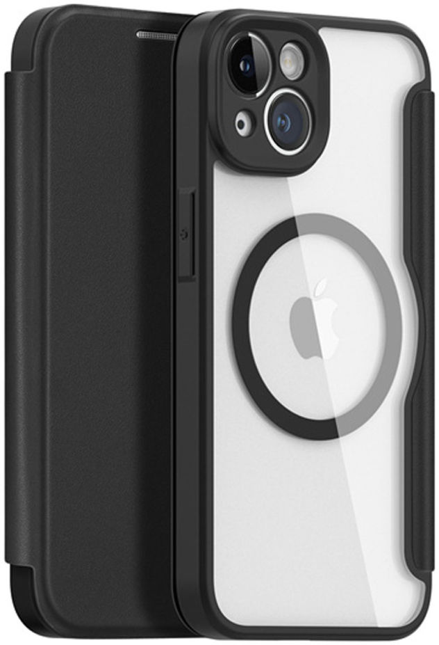 Dux Ducis Skin X Pro Apple iPhone 14 Hoesje MagSafe Book Case Zwart afbeelding 2
