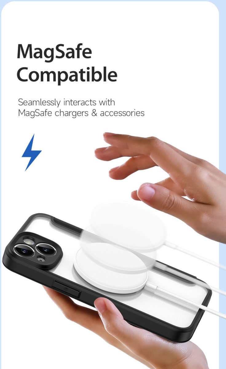 Dux Ducis Skin X Pro Apple iPhone 14 Hoesje MagSafe Book Case Zwart afbeelding 3