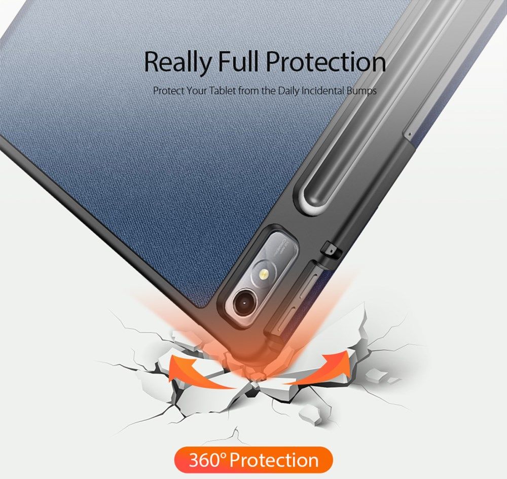 Dux Ducis Domo Lenovo Tab P11 Pro Gen 2 Hoes Book Case Blauw afbeelding 3