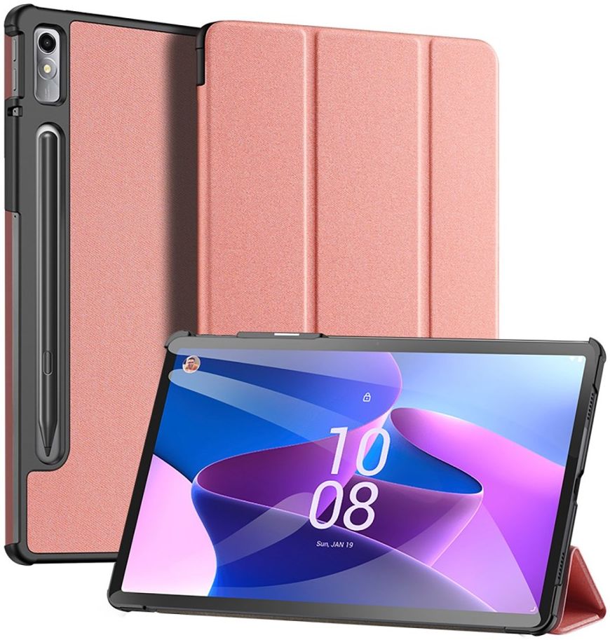 Dux Ducis Domo Lenovo Tab P11 Pro Gen 2 Hoes Book Case Roze afbeelding 1