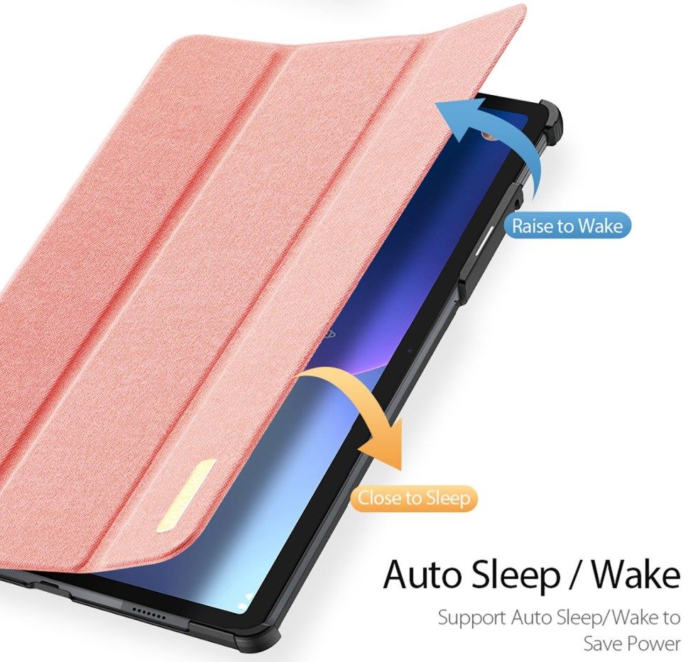 Dux Ducis Domo Lenovo Tab P11 Pro Gen 2 Hoes Book Case Roze afbeelding 2