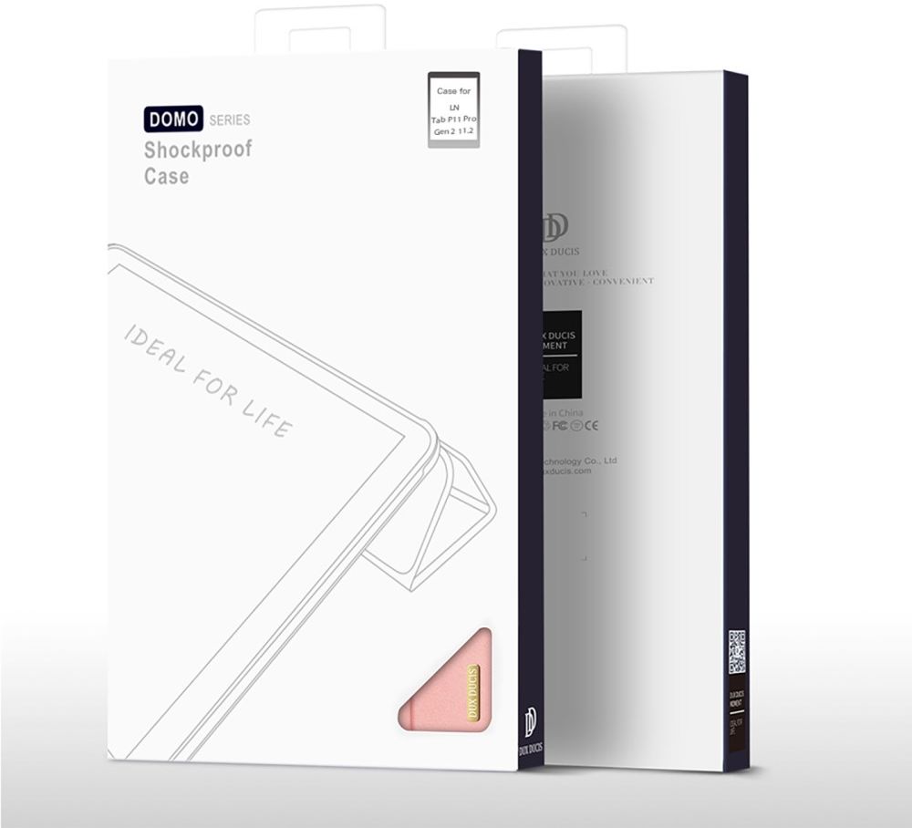 Dux Ducis Domo Lenovo Tab P11 Pro Gen 2 Hoes Book Case Roze afbeelding 9