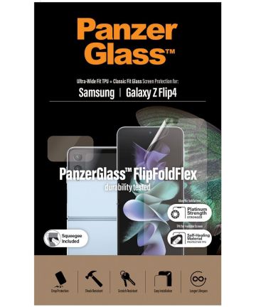 PanzerGlass Samsung Galaxy Z Flip 4 Screen Protector Case Friendly Screen Protectors