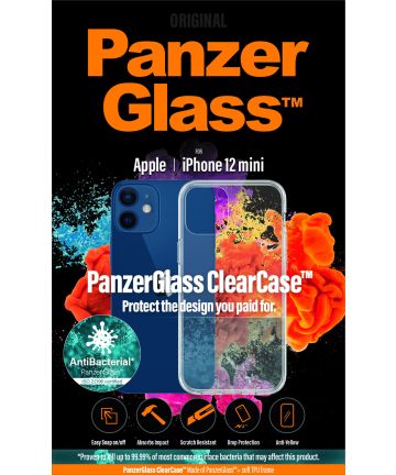 PanzerGlass ClearCase Apple iPhone 12 Mini Hoesje Transparant Hoesjes