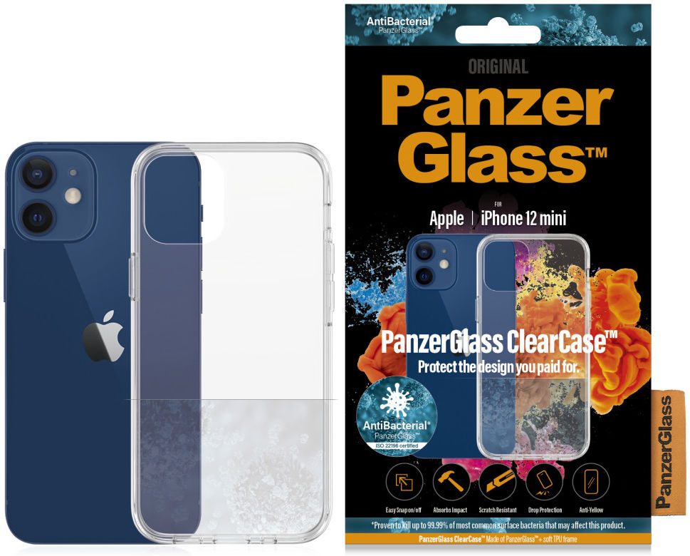 PanzerGlass ClearCase Apple iPhone 12 Mini Hoesje Transparant afbeelding 4