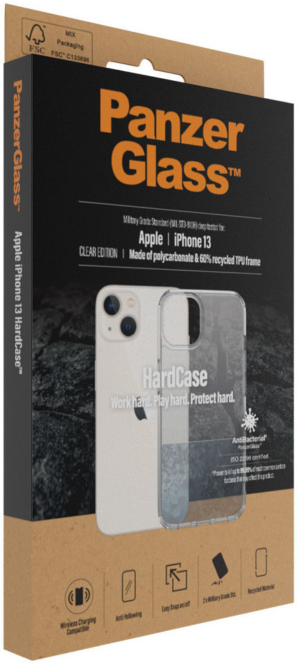 PanzerGlass HardCase Apple iPhone 13 Hoesje Back Cover Transparant afbeelding 7
