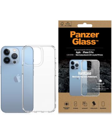 PanzerGlass HardCase Apple iPhone 13 Pro Hoesje Back Cover Transparant Hoesjes