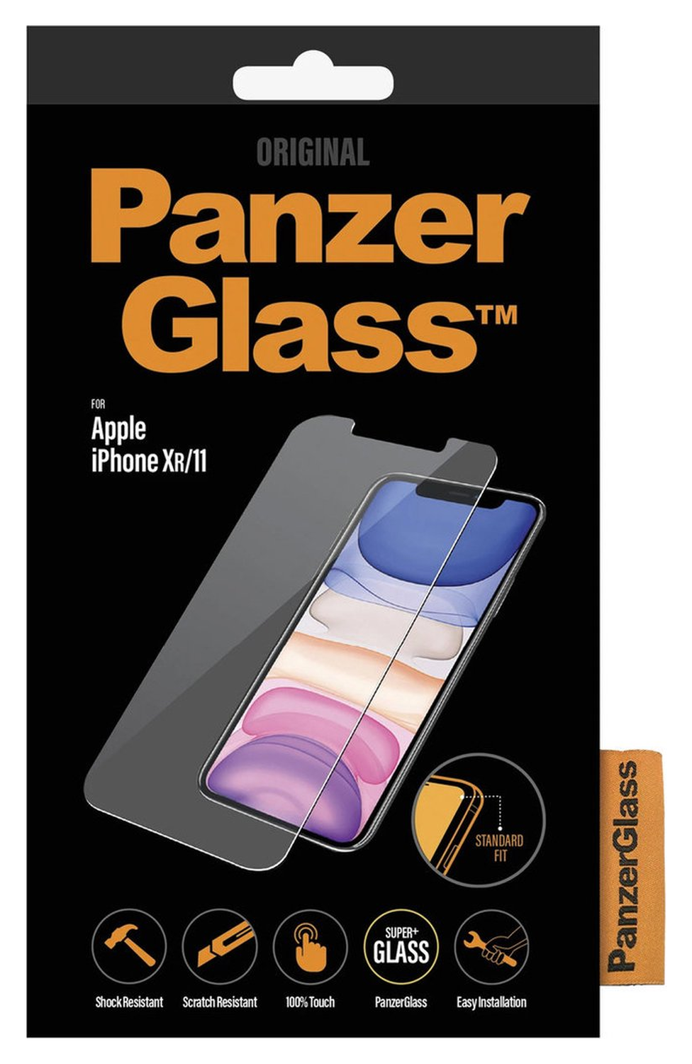 PanzerGlass iPhone 11 / XR Screen Protector Case Friendly Tempered Glass afbeelding 5
