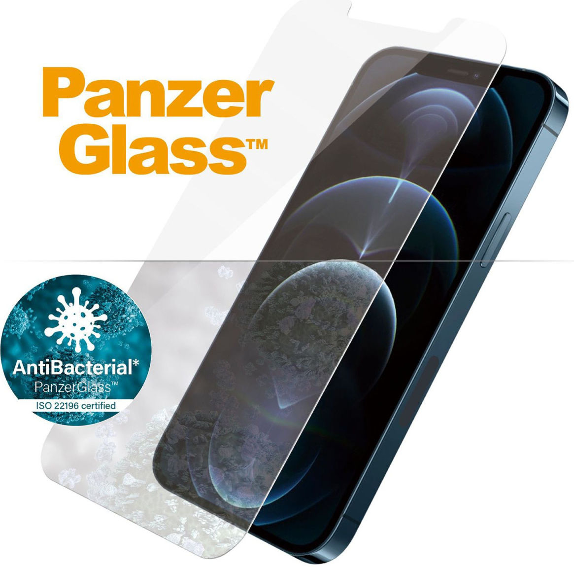 PanzerGlass Apple iPhone 12 Pro Max Screen Protector Antibacterieel afbeelding 2