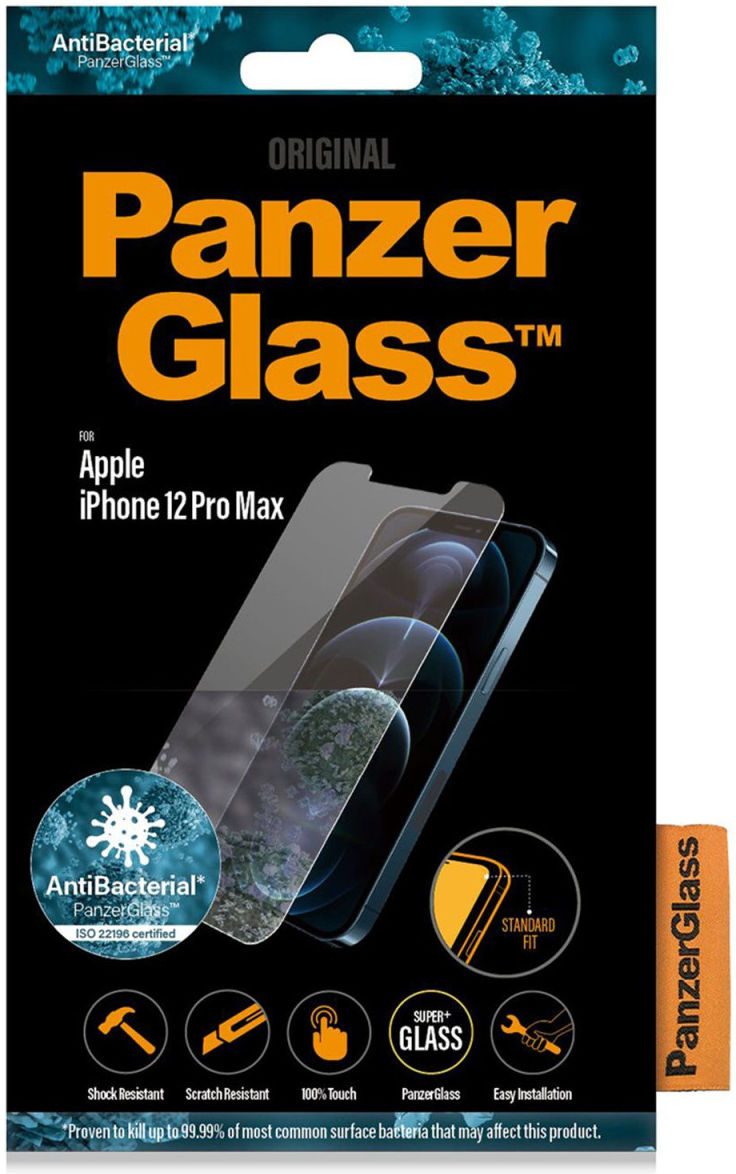 PanzerGlass Apple iPhone 12 Pro Max Screen Protector Antibacterieel afbeelding 5