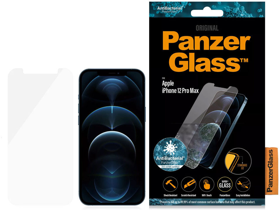 PanzerGlass Apple iPhone 12 Pro Max Screen Protector Antibacterieel afbeelding 1