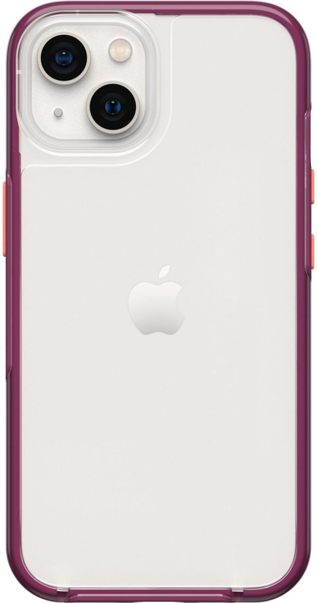 LifeProof See Apple iPhone 13 Hoesje Back Cover Transparant Paars afbeelding 3