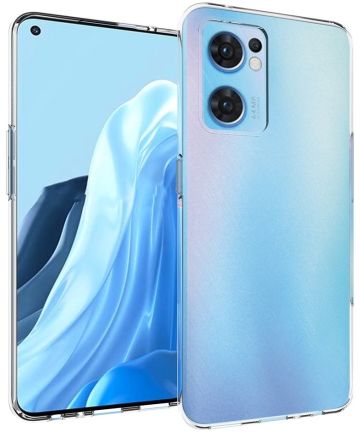 Oppo Reno 7 Hoesje Dun TPU Back Cover Transparant Hoesjes