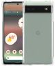 Google Pixel 6A Hoesje Schokbestendig Dun TPU Back Cover Transparant