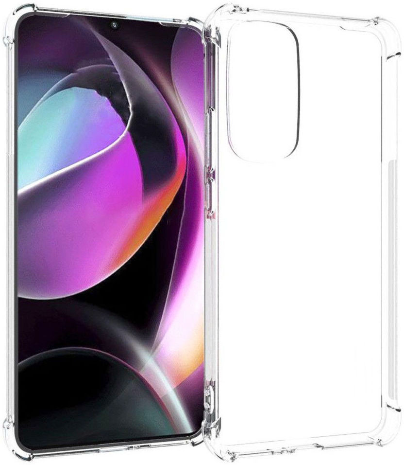 Motorola Edge 30 Hoesje Schokbestendig en Dun TPU Transparant afbeelding 1