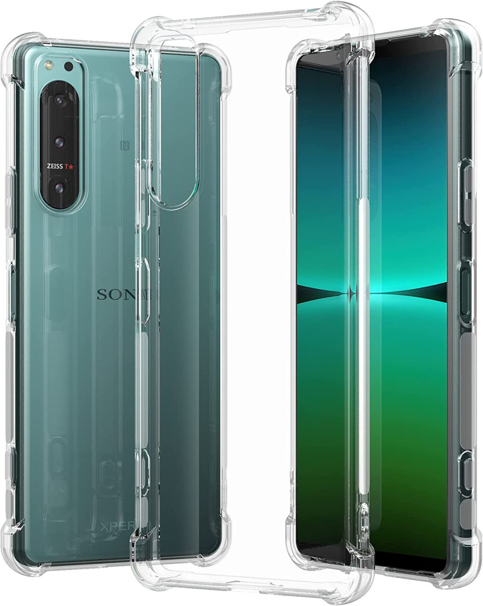 Sony Xperia 5 IV Hoesje Schokbestendig en Dun TPU Transparant afbeelding 1