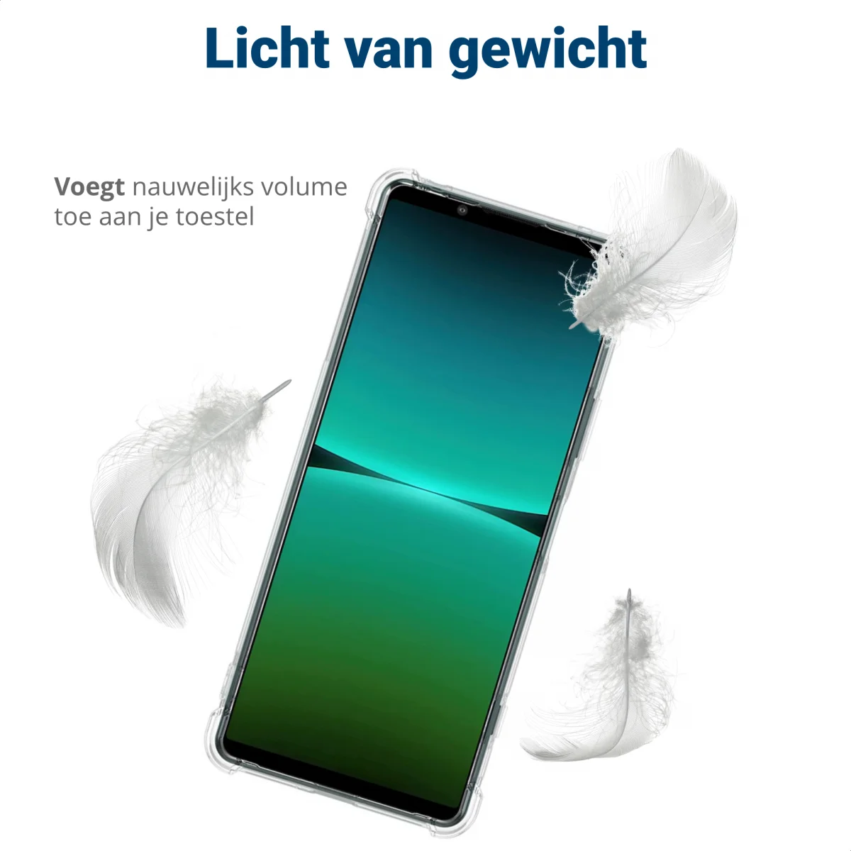 Sony Xperia 5 IV Hoesje Schokbestendig en Dun TPU Transparant afbeelding 5