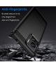 Motorola Edge 30 Ultra Hoesje Geborsteld TPU Back Cover Zwart