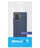 Motorola Edge 30 Ultra Hoesje Geborsteld TPU Back Cover Blauw