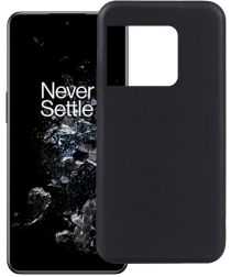 OnePlus 10T Hoesje Dun TPU Matte Back Cover Zwart