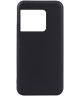 OnePlus 10T Hoesje Dun TPU Matte Back Cover Zwart