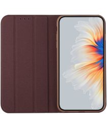 Samsung Galaxy A52 / A52s Hoesje Tri-Fold Book Case Bruin