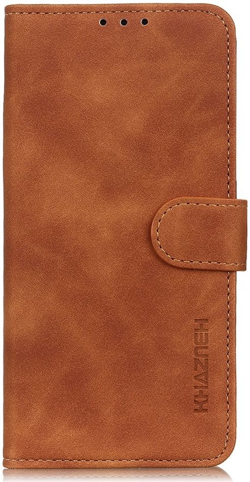 KHAZNEH Samsung Galaxy M33 Hoesje Retro Wallet Book Case Bruin afbeelding 4